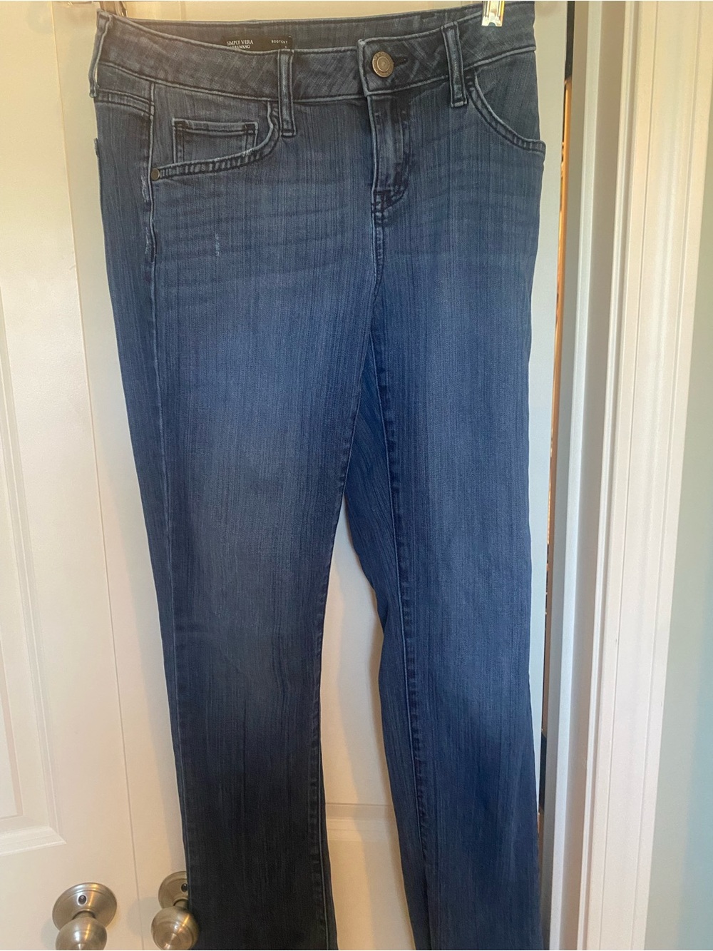 Simply Vera Wang Bootcut Women's Blue Denim Jeans size 4